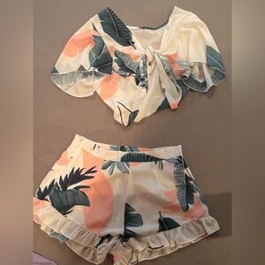 Two piece beach set